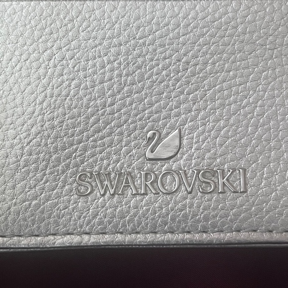 SILVER SWAROVSKI COIN PURSE AND CREDIT CARD/BUSINESS CARD HOLDER / BRAND NEW - Picture 7 of 10